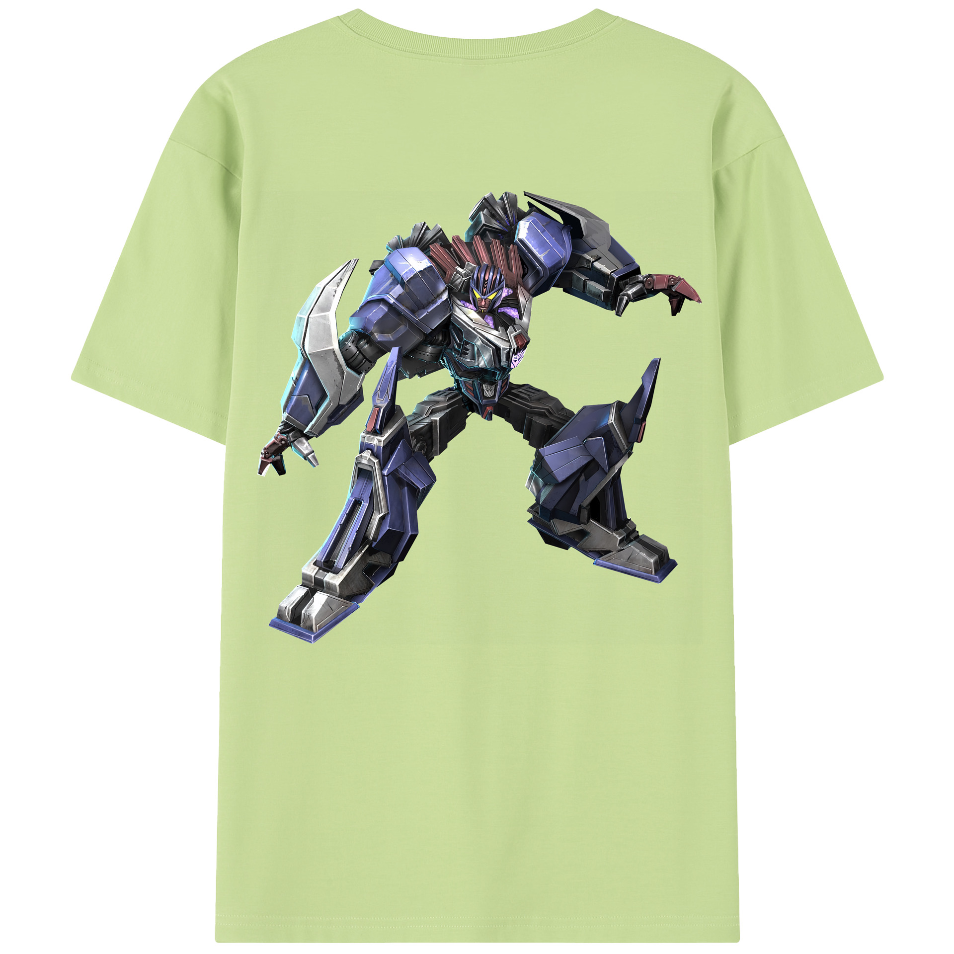 （画像用） Transformers トランスフォーマー 綿100％半袖Tシャツ（背面プリント）